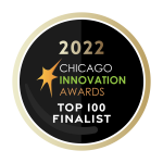 2022 Chicago Innovation Awards Top 100 Finalist Badge